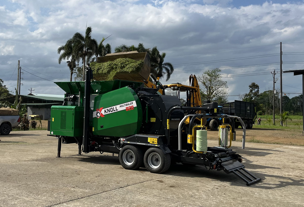 Multibaler The KNOLL MultiBaler 820 with Diesel Powerpack has been delivered and ...